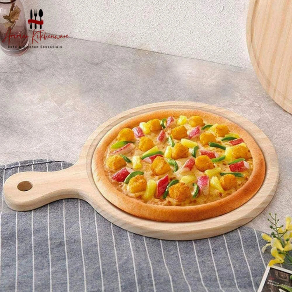 Wooden Pizza Serving Board