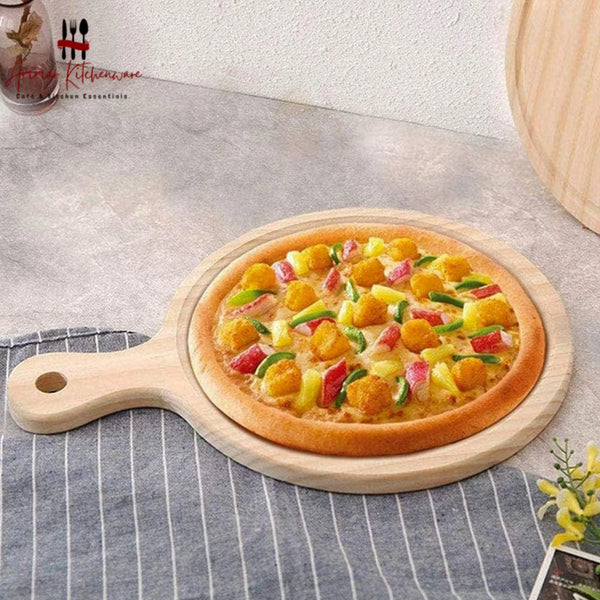 Wooden Pizza Serving Board